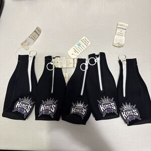 Lot Of 5 NBA Sacramento Kings Bottle Koozies Neoprene By Kolder Brand New 5pc